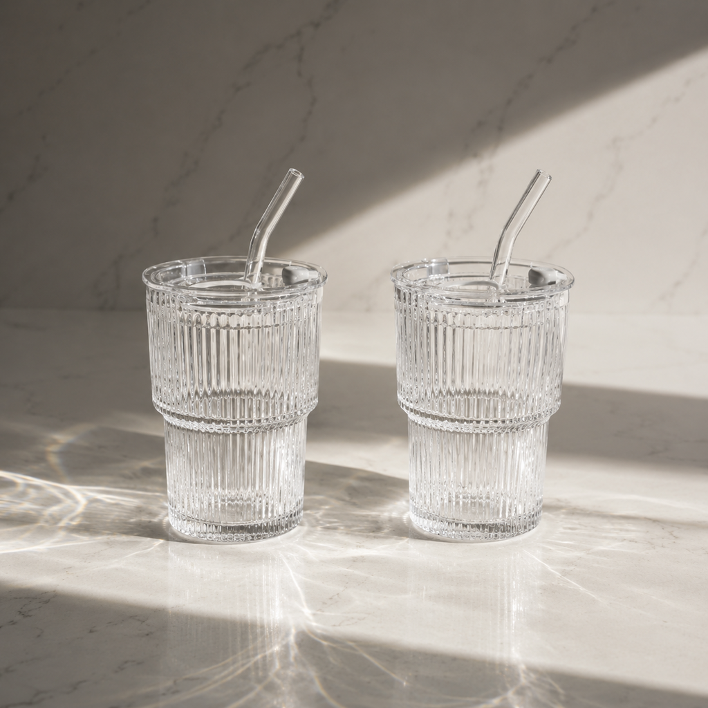 The Spill-Proof Aesthetic Glass Cup