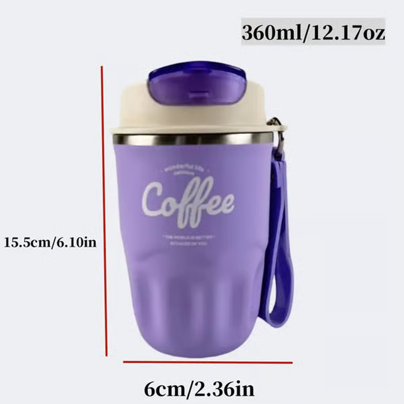🎁💥LAST DAY SALE 50% OFF!!☕ Coffee Vacuum Flask